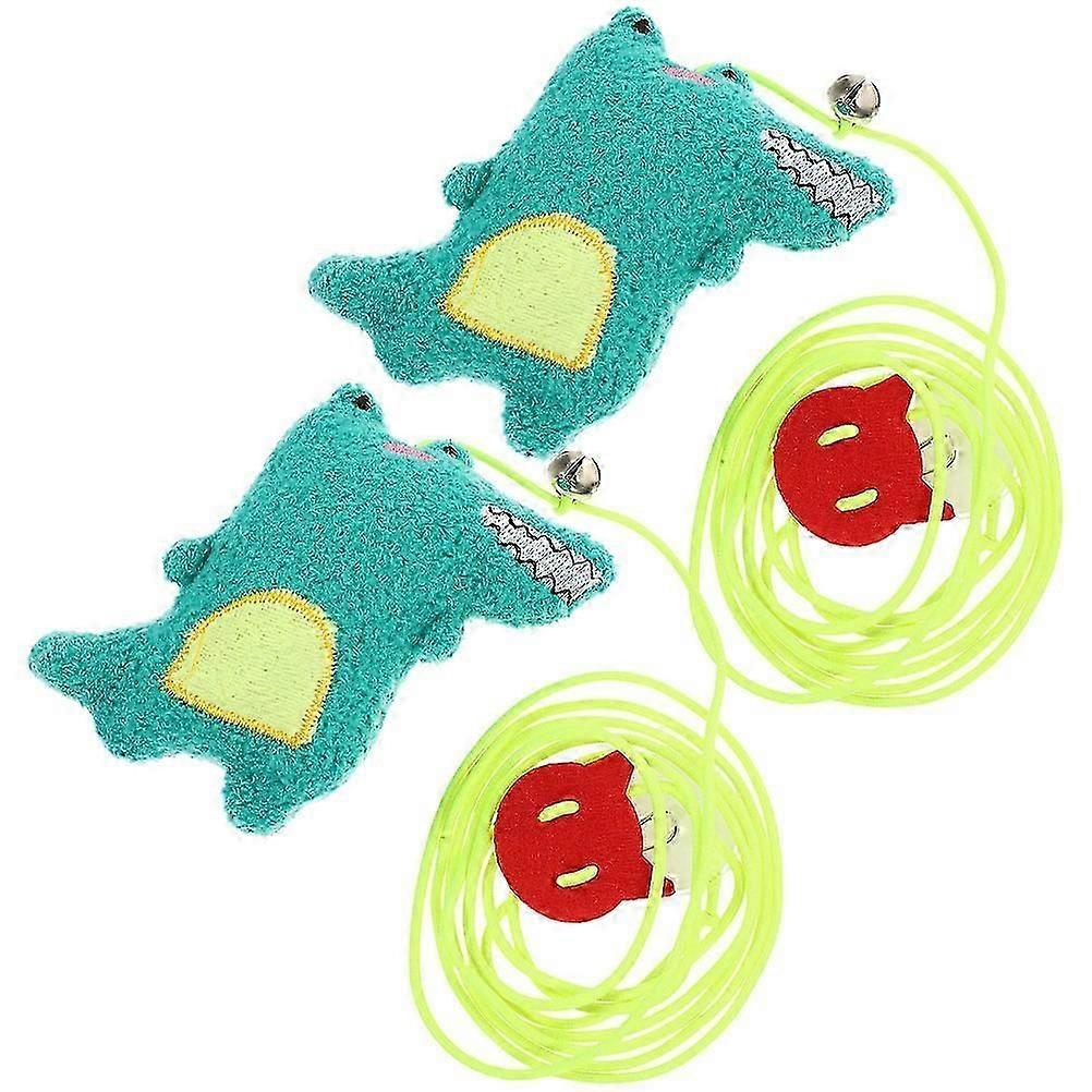 Cat Toys Retractable for 6Pcs Interactive Kitten Teaser