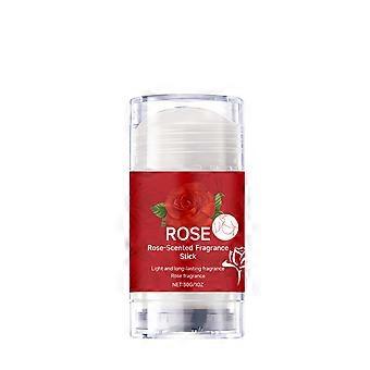 2 stk. Rose Solid Parfume Stick, E-vitamin og rosenekstrakt, Mild, Forfriskende, Langtidsholdbar, Ikke-klæbrig, Bærbar