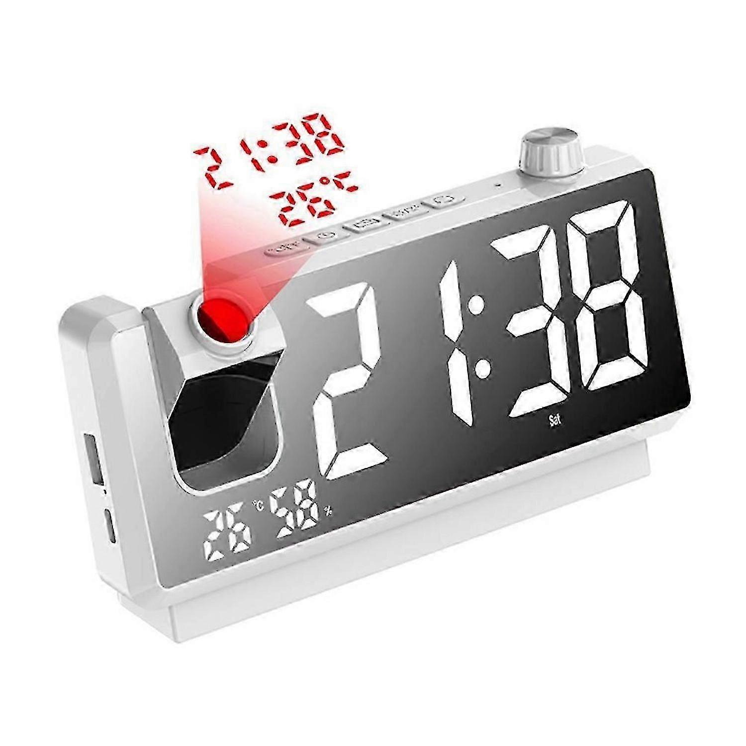 Projection Alarm Clock HD LED Display Smart Projection Clocks A