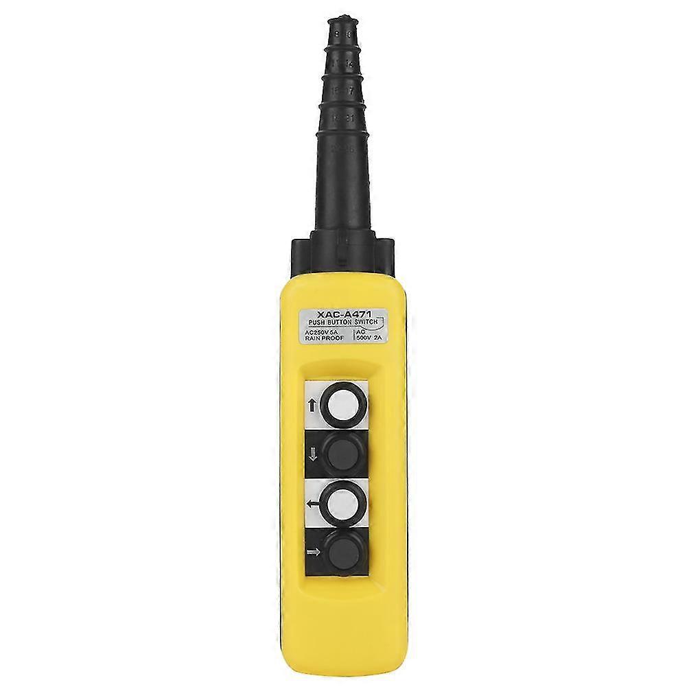 XAC - A471 Crane Chain Hoist with 4 - Button Push Button Switch Lifting Pendant Controller
