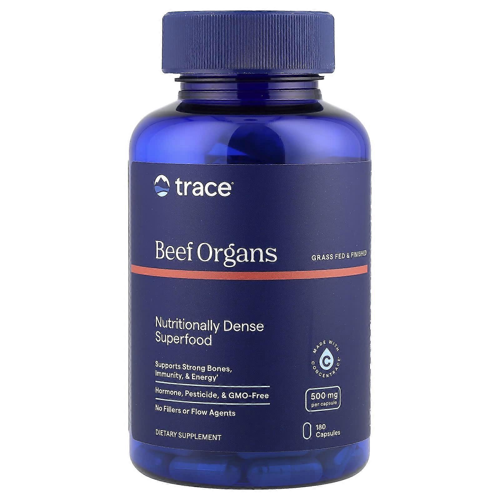 Trace, Beef Organs, 180 Capsules