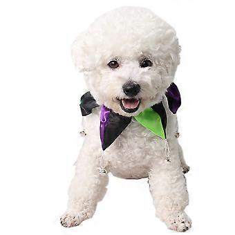 Halloween Collar Pet Neck Collar for Party 2Pcs Assorted Color Cat Dog Accessories