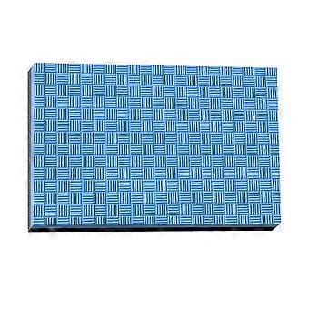 Thick Non-Slip EVA Foam Balance Pad for Yoga, Pilates, Strength Training, Seniors, Blue 40x20x2.5cm