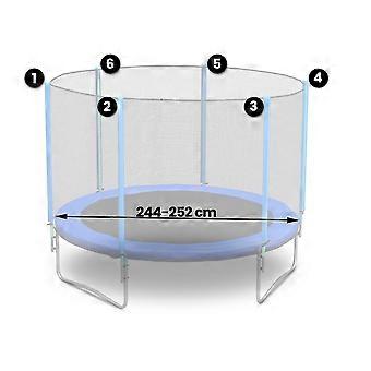Outer protective net for trampoline 252 cm 8 ft Neo-Sport