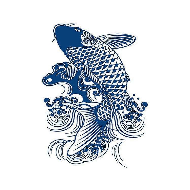 5 Sheets Plant-Based Temporary Tattoos - Long Lasting Waterproof Tattoos for Arm, Easy Application