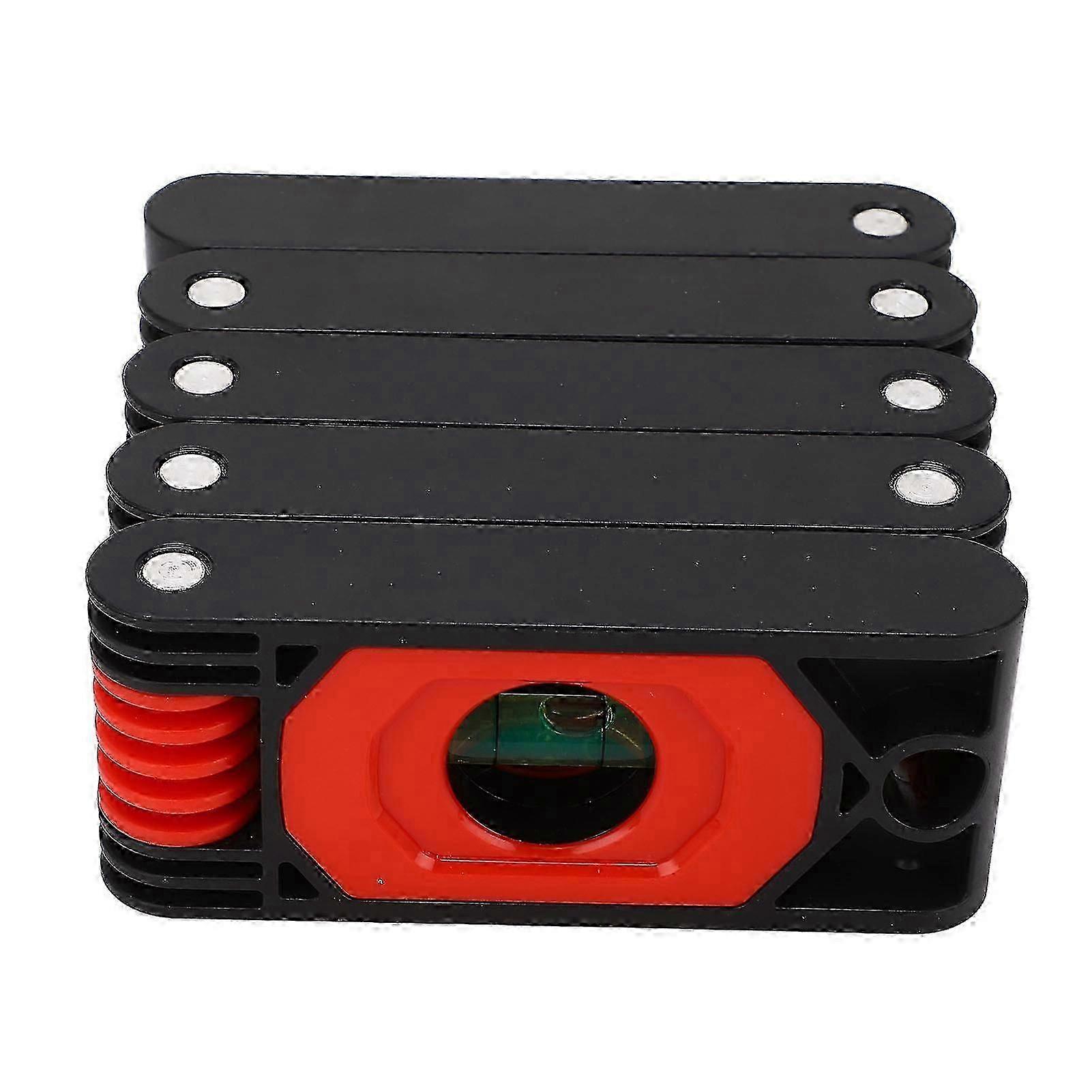 Foldable Bubble Level Ruler High Accuracy Magnetic Expandable Angle Measuring Tool