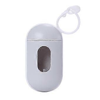 Dog Poop Bag Dispenser Holder with Large Feedhole Leash Attachable Wear Resistant Plastic