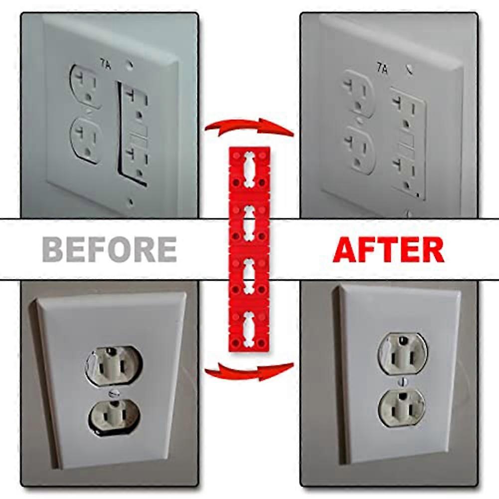 Socket Spacer Kit-Includes 96 Socket Washers + 30 Screws, Repairing Electrical Sockets.