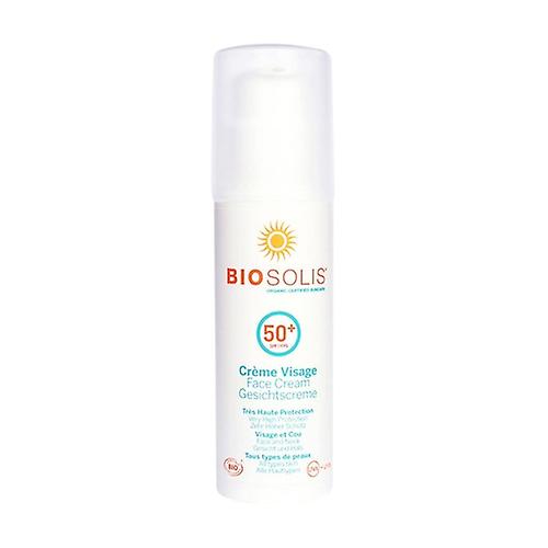 Face sunscreen SPF50+ 50 ml of cream