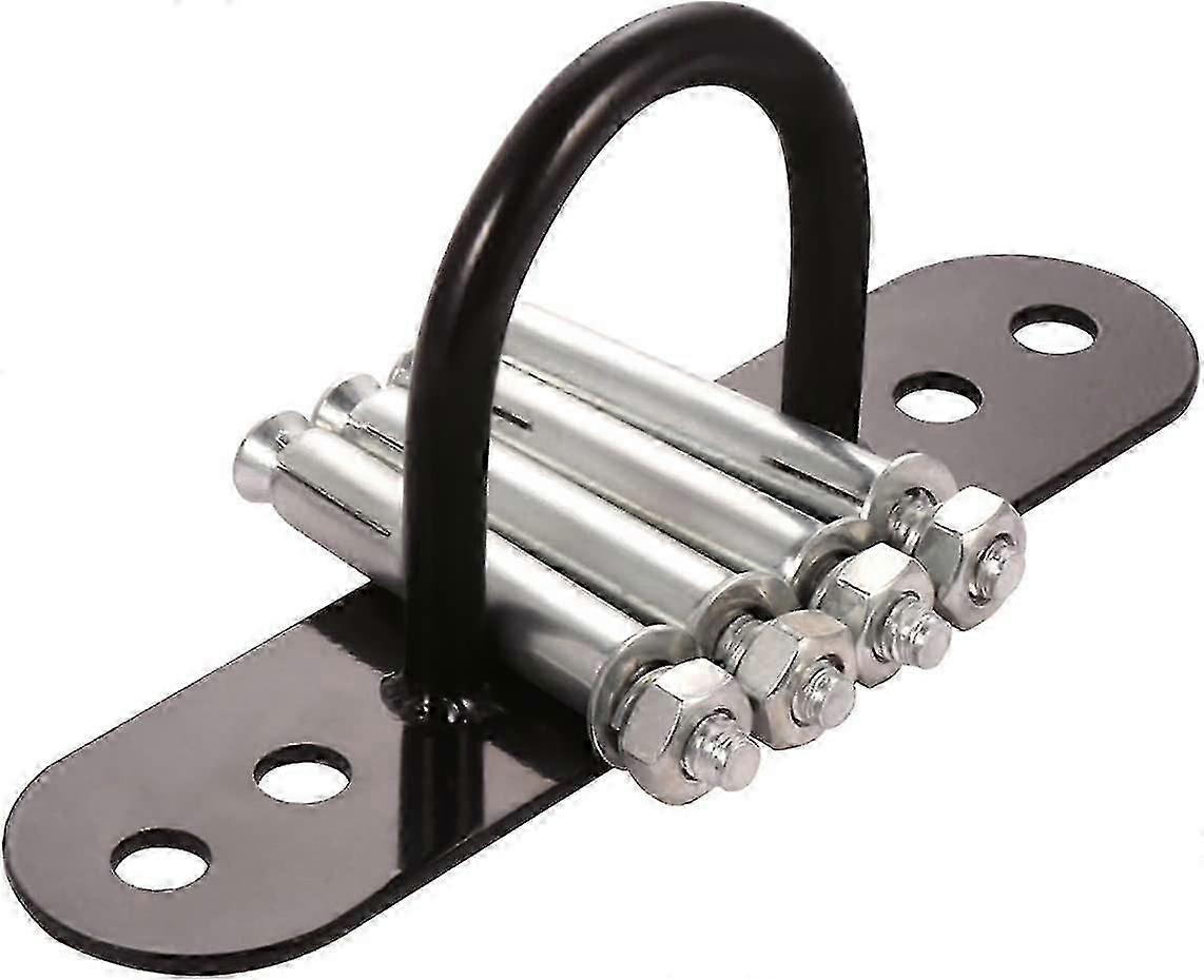 Battle Rope Fixing Bracket with 4 Screws, Wall Anchor Hook for Installation
