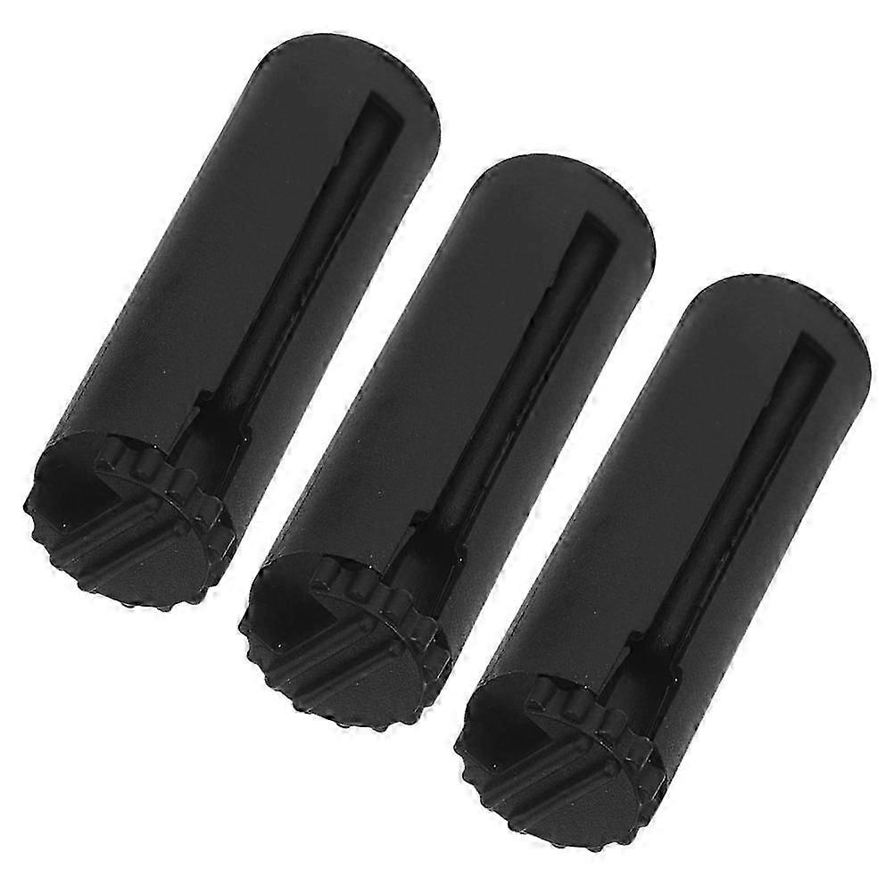 Retractable Belt Barrier Wall Mount 3Pcs Set Round Handle Crowd Control