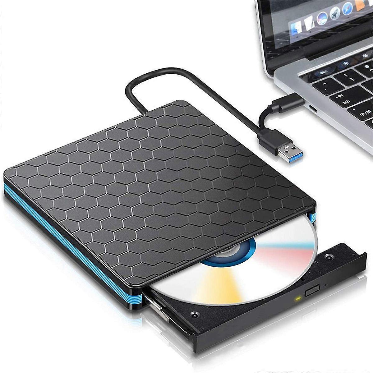 USB 3.0 Slim Portable External Optical Drive