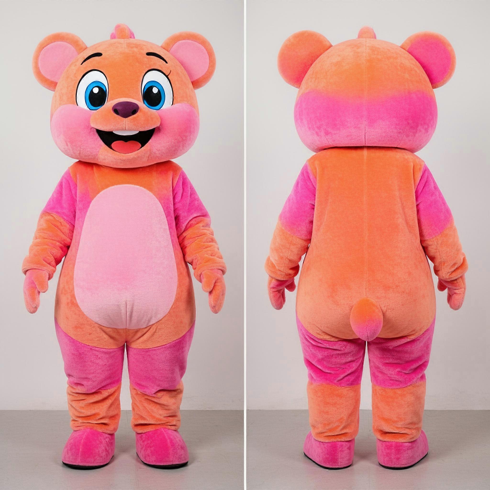 MASTICOT Vibrant Round Orange Mascot