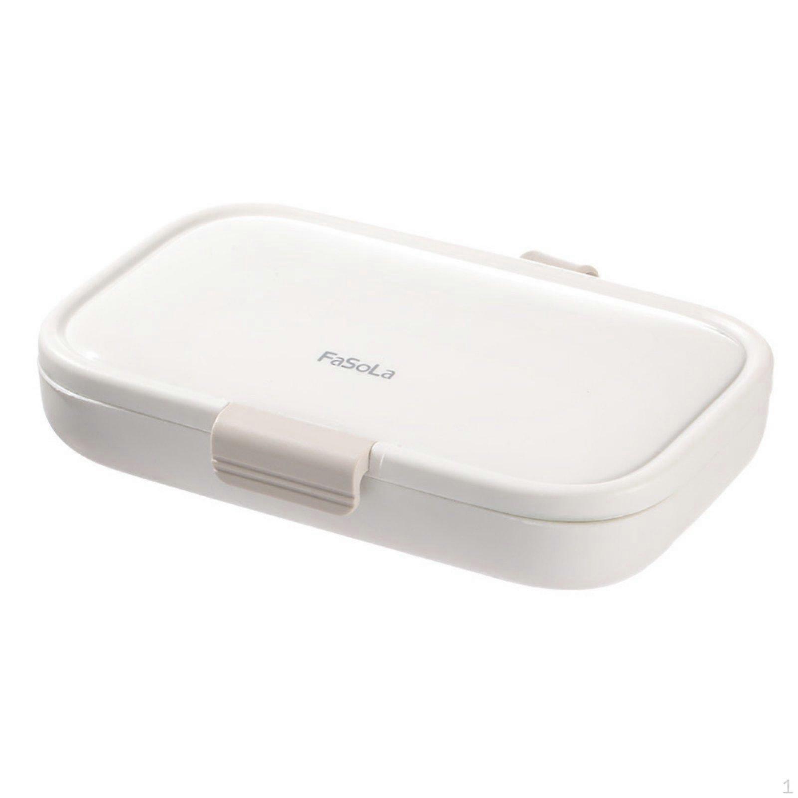 Portable Mini Organizer, 7-Day Large Capacity, Multi-Compartment