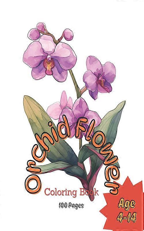 Orchid Flower Coloring Book