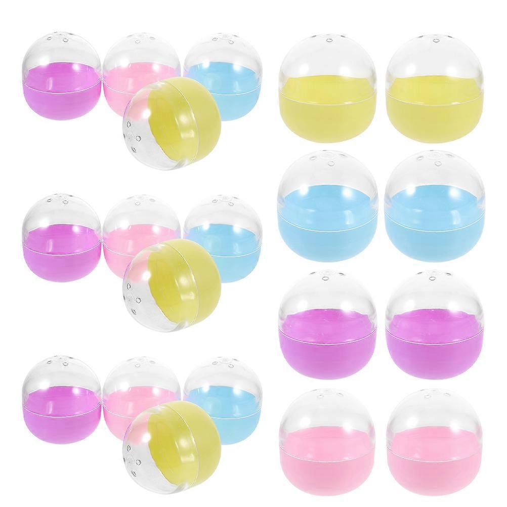Colored Vending Machine Capsules Plastic Storage Boxes for Storage Use 75Pcs