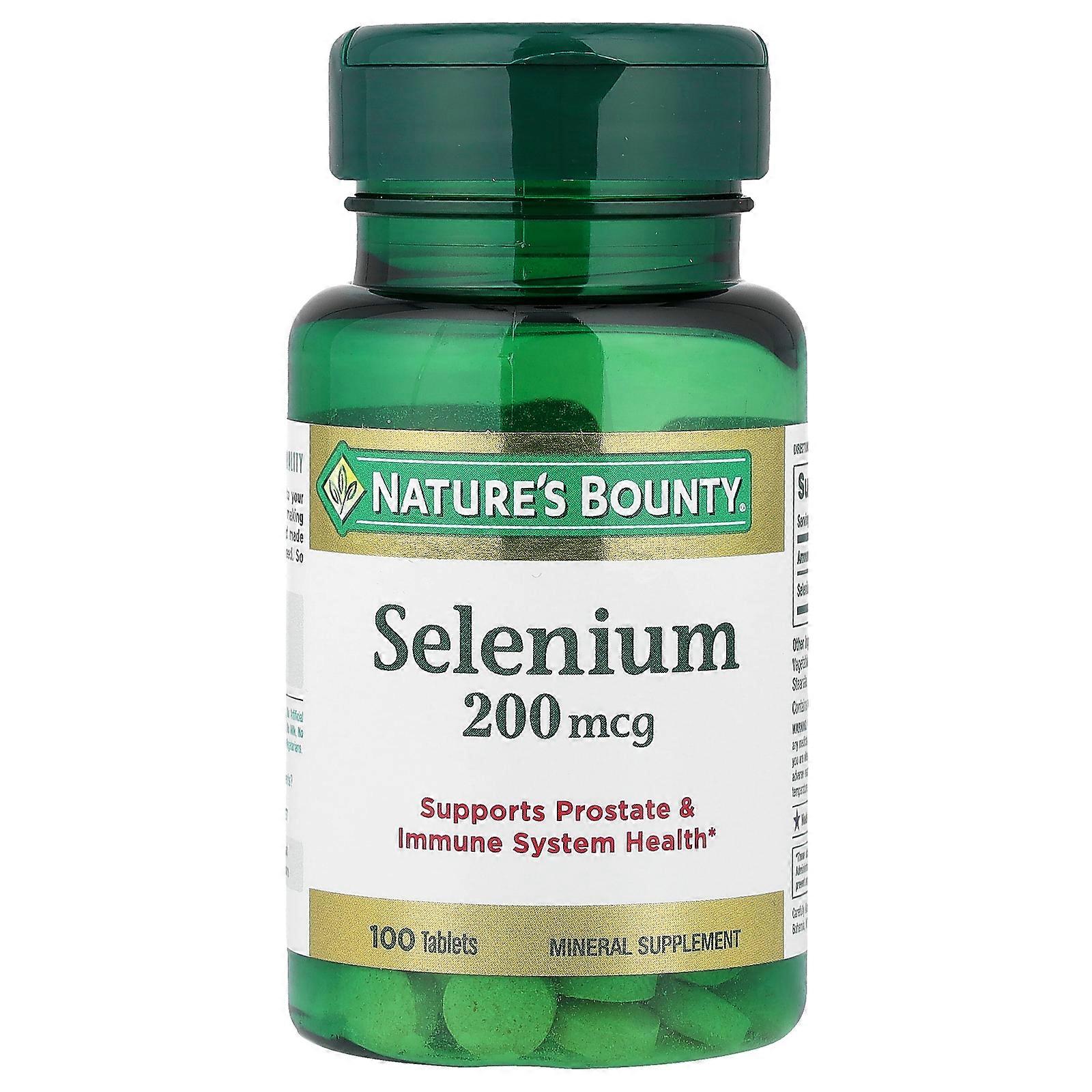 2 x Nature's Bounty, Selenium, 200 mcg, 100 Tablets