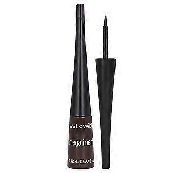 4 x wet n wild, MegaLiner, Liquid Eyeliner, 872A Dark Brown, 0.12 fl oz (3.5 ml)