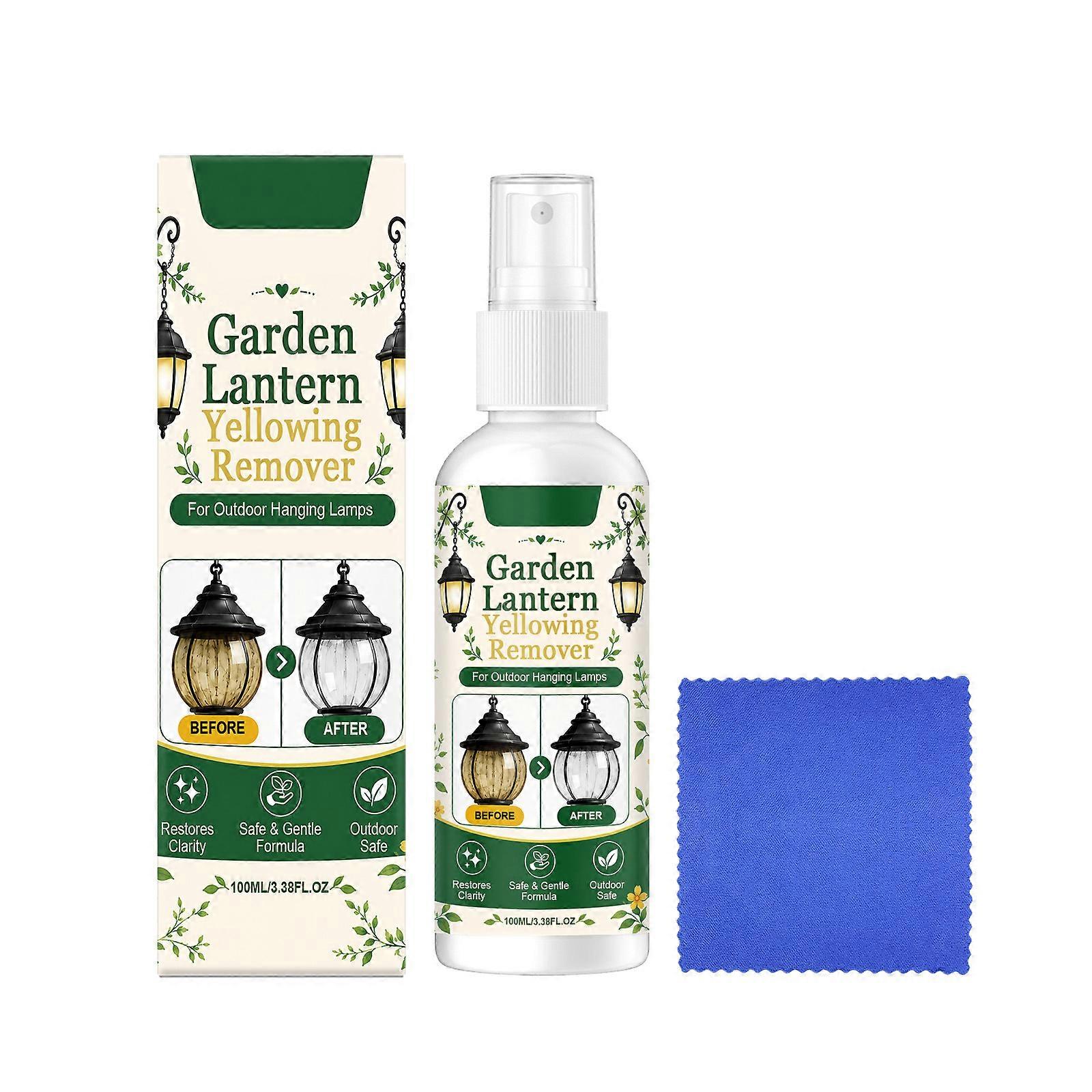 Garden Lantern Yellowing Remover