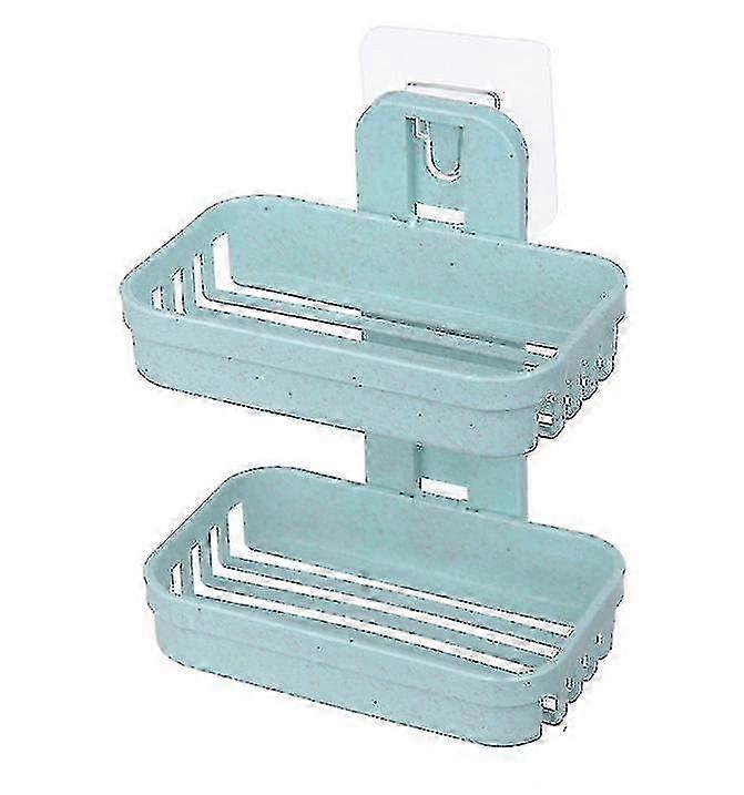 Suction-Mounted Perforated Soap Tray