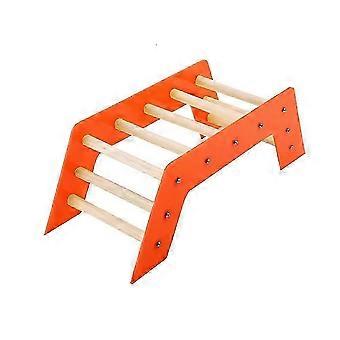 Standing Wooden Slide Ladder Bridge Play Toy for Pet Birds, Ideal for Parrots and Educational Play Activities