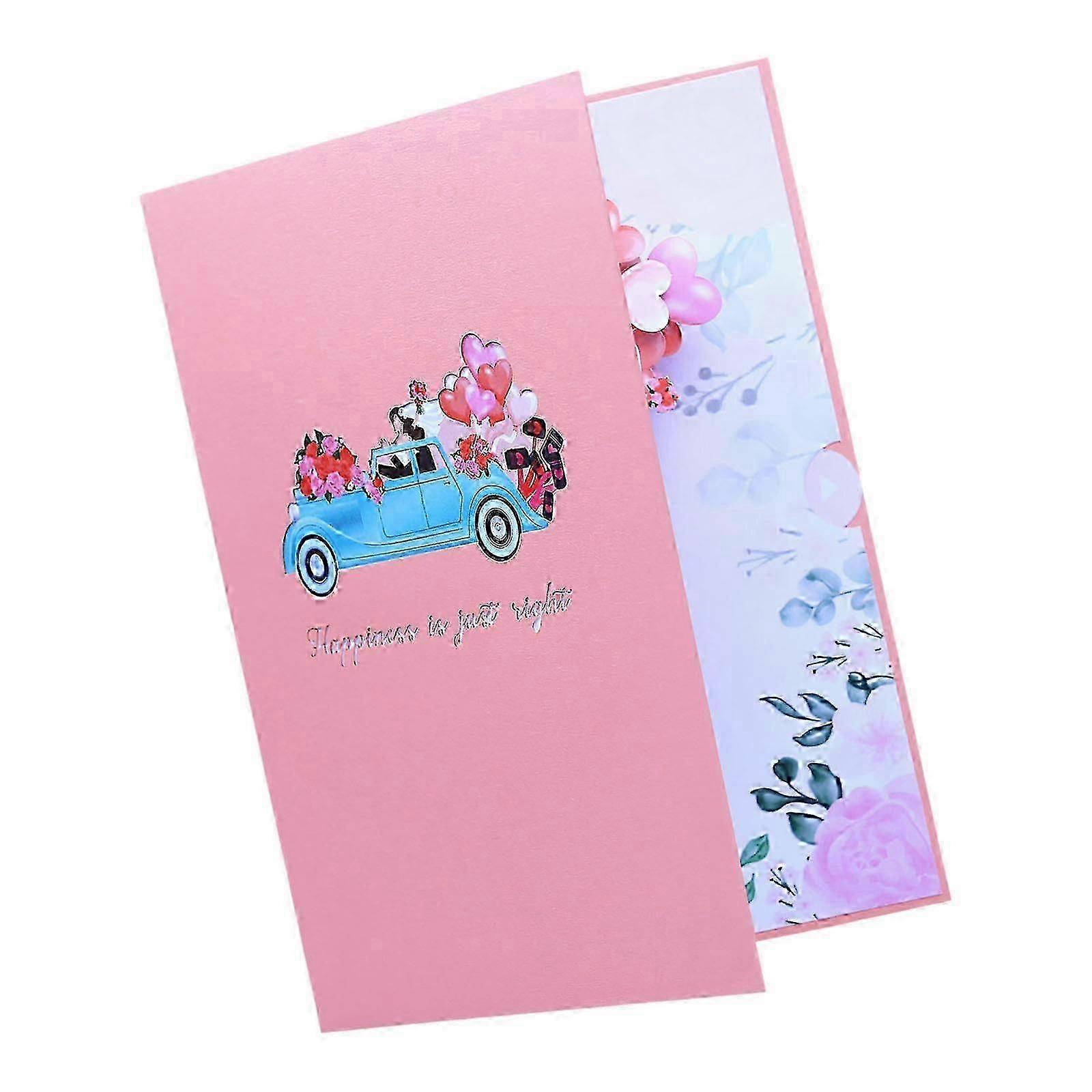 Handcrafted Auto-Themed Paper Card