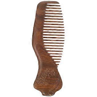 Sandalwood Comb Hair Massage Comb for Home Use Dark Green