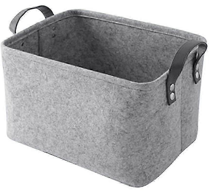 Stylish Felt Laundry Basket With Handle