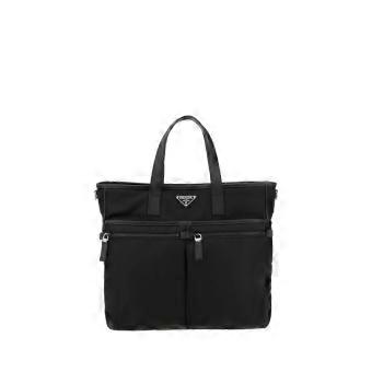 Prada Black Nylon Shoulder Bag