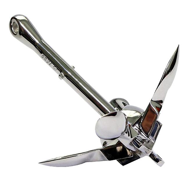 Inflatable Boat 316 Stainless Steel Iron Metal Anchor For Boat Kayak Dinghy Raft Fishing Boat Kayak 0.7kg