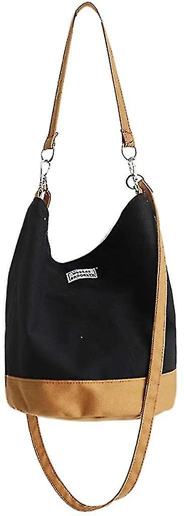 Väska Wind Mode Tygpåse Canvas Kvinna Väska Ny Hink Litterär Väska Axelväska