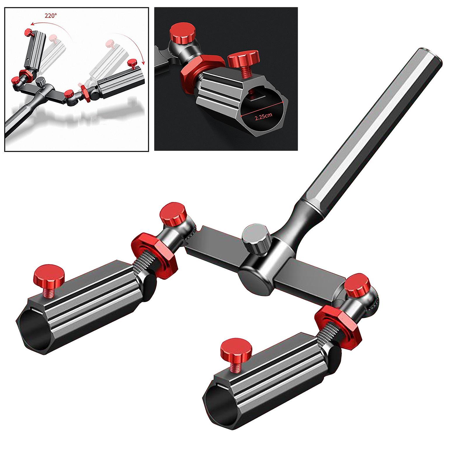 Rotatable Fishing Rod Pole Stand Bracket Rest Support Rack 360 Degree