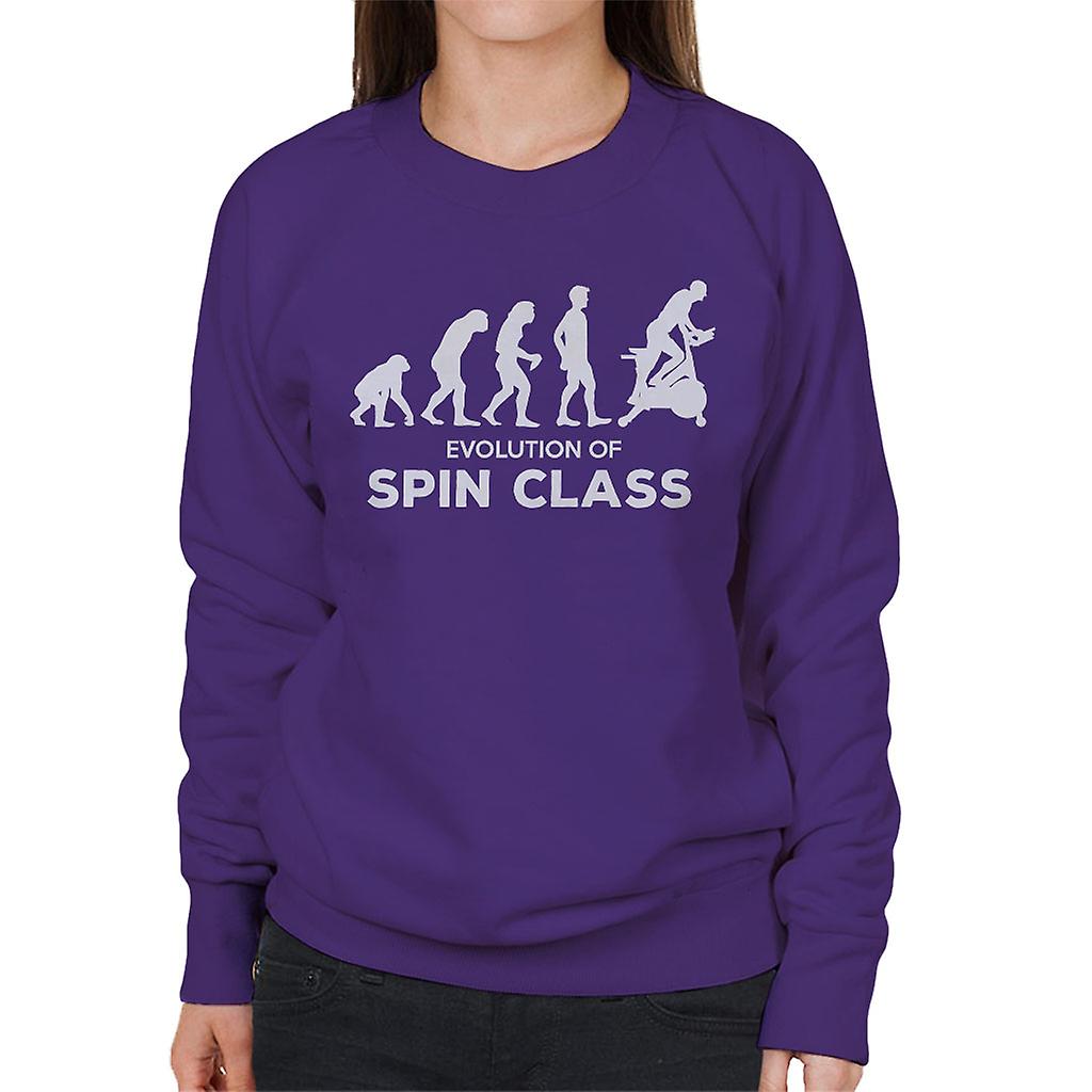 Evolution Of Spin Class Women's Sweatshirt