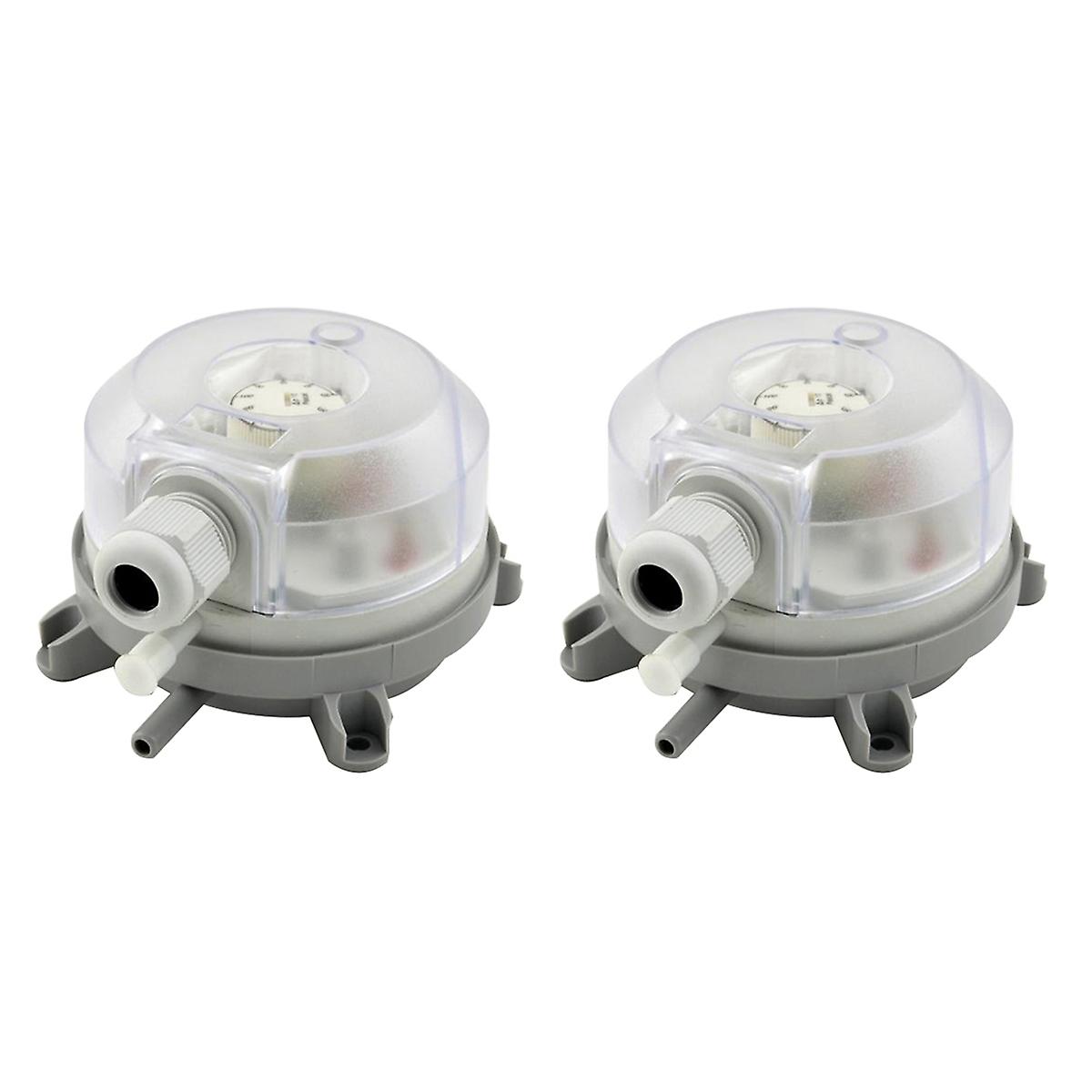 2X Differential Pressure Switch 50-500Pa Adjustable - Pressure Switch