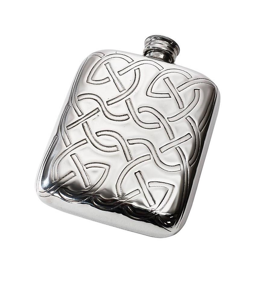 Celtic Knot 4Oz Pewter Pocket Flask
