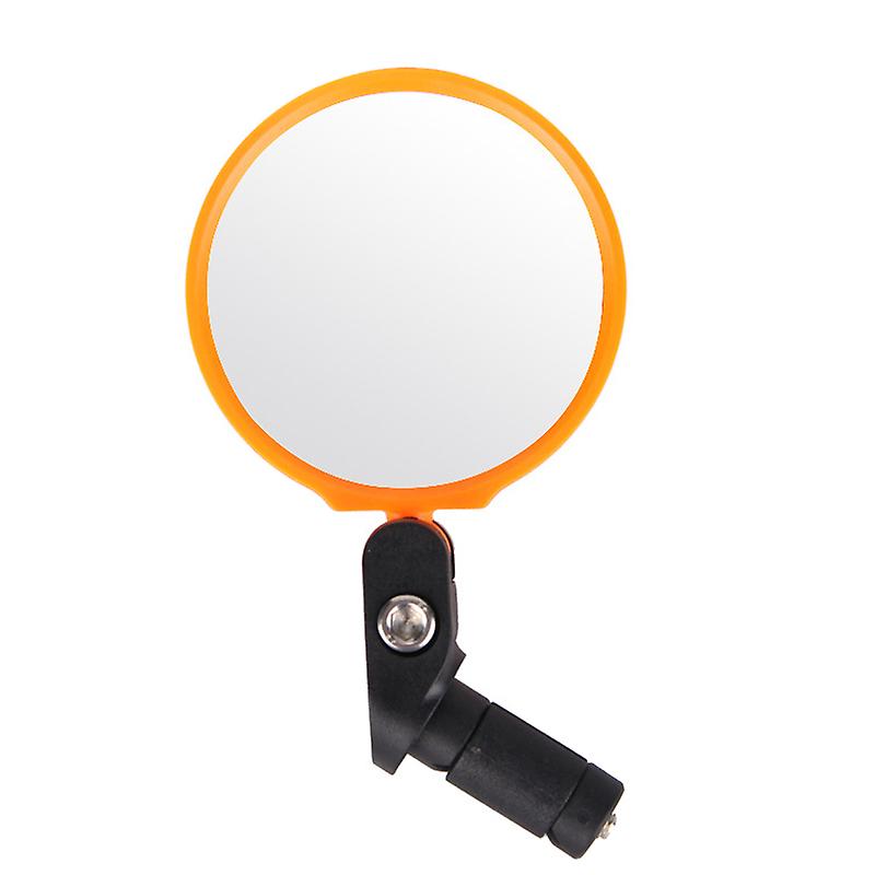 2 Pcs Bike Handlebar Rear Mirror Back Review Stainless Steel Lens Adjustable for Bicycle Cycling