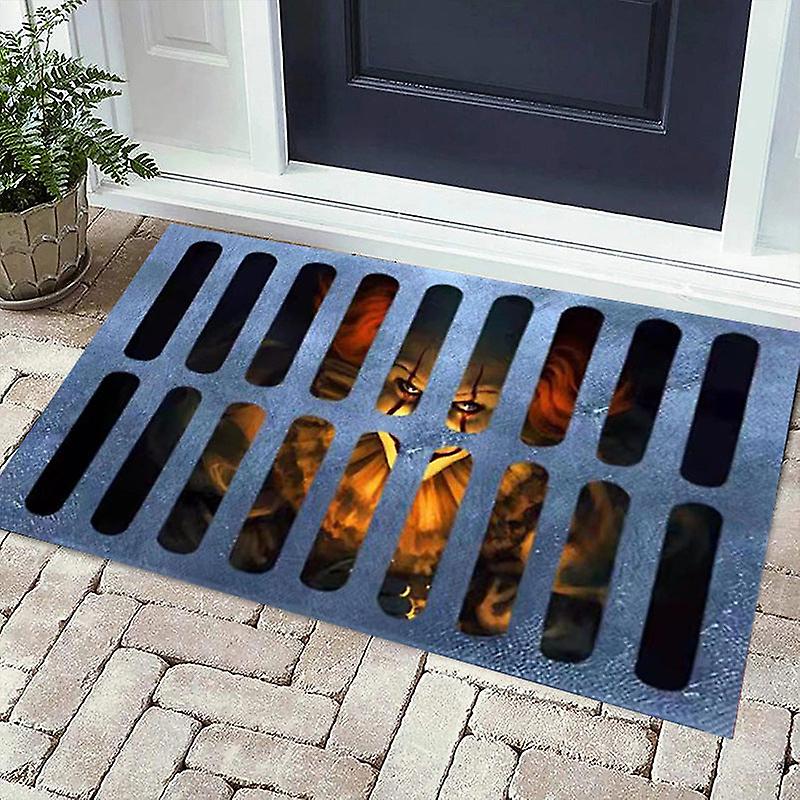 3D Visual Vertigo Carpet Clown Door Mat Sewer Floor Mat