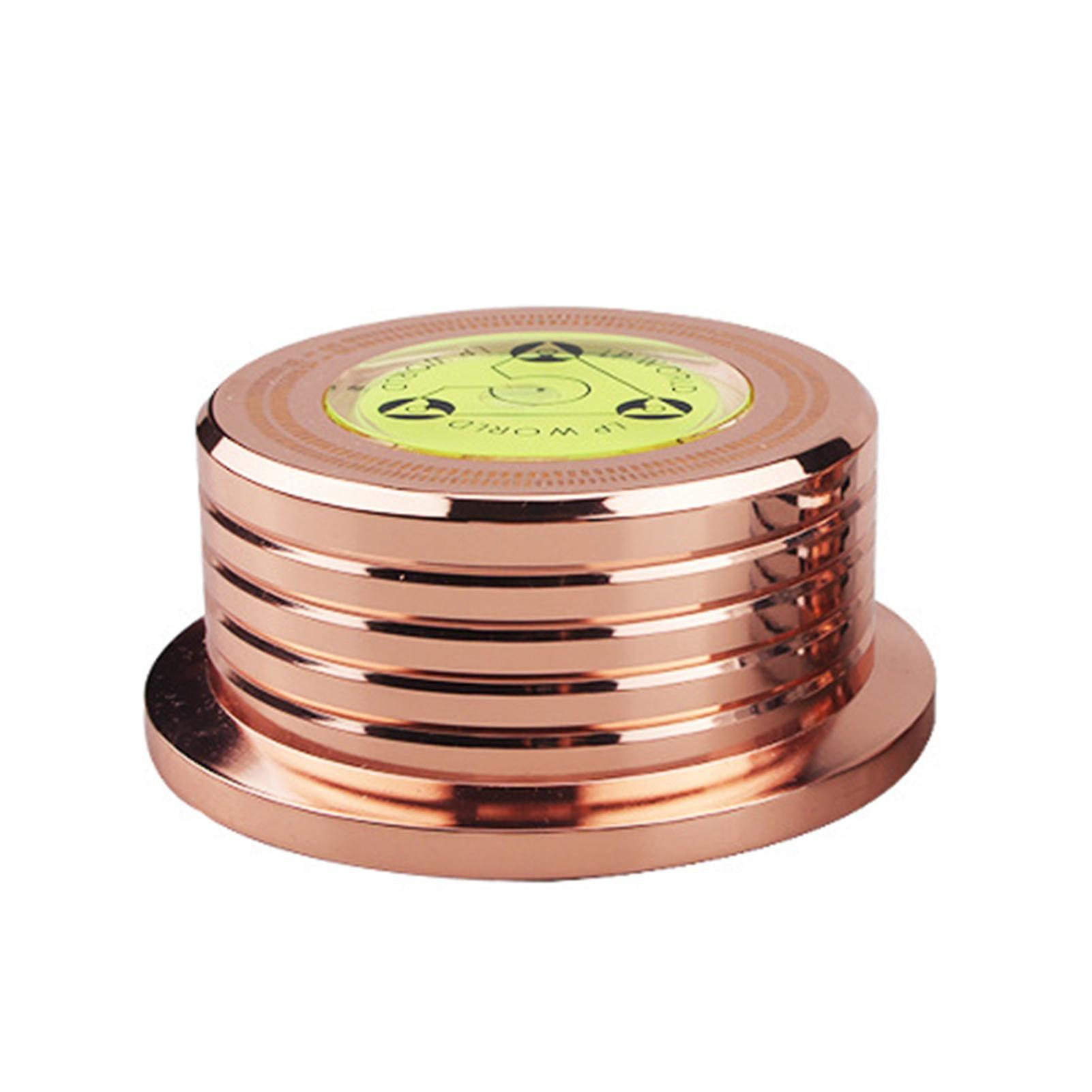Record Weight Stabilizer 50Hz Bubble Level Speed Detection Turntable LP Disc Stabilizer Clamp for