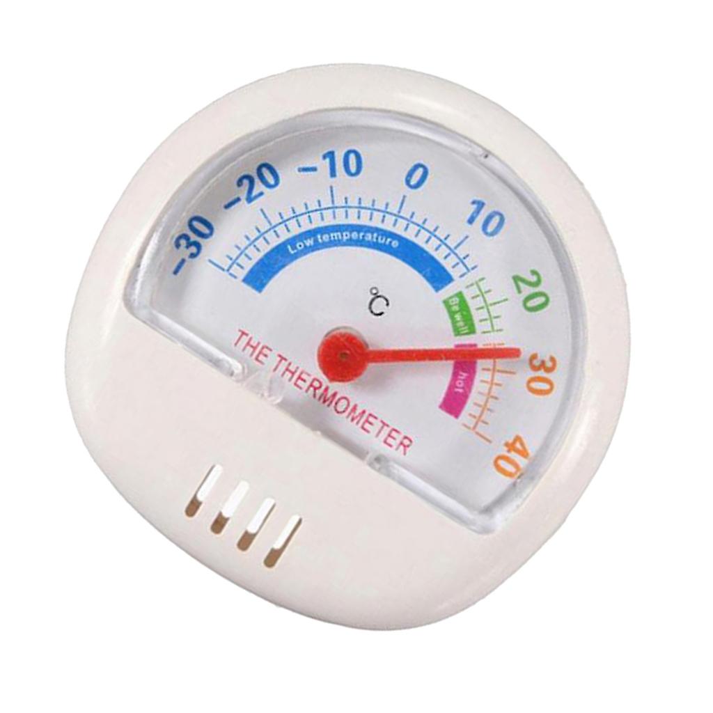 Kitchen Craft ABS Plastic Refrigerator & Freezer Dial Thermometer White