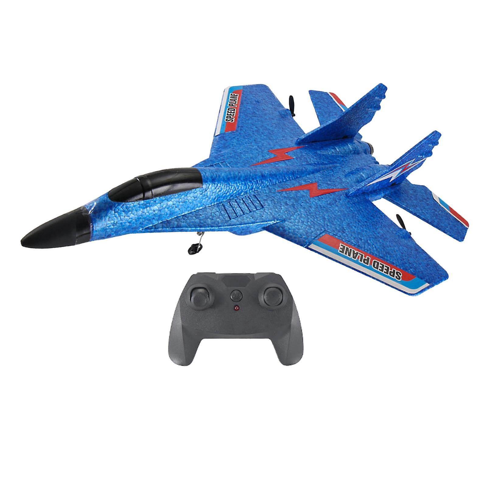 Remote Control Aircraft Remote Control Airplanes Glider Blue 2 Batteries