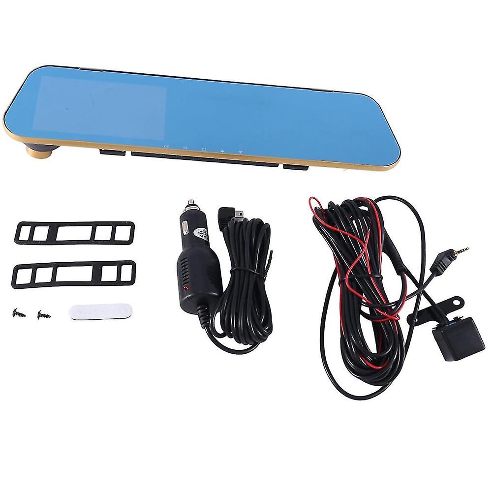 Rearview Mirror Car Recorder Front And Rear Dual Recording Auto Supplies