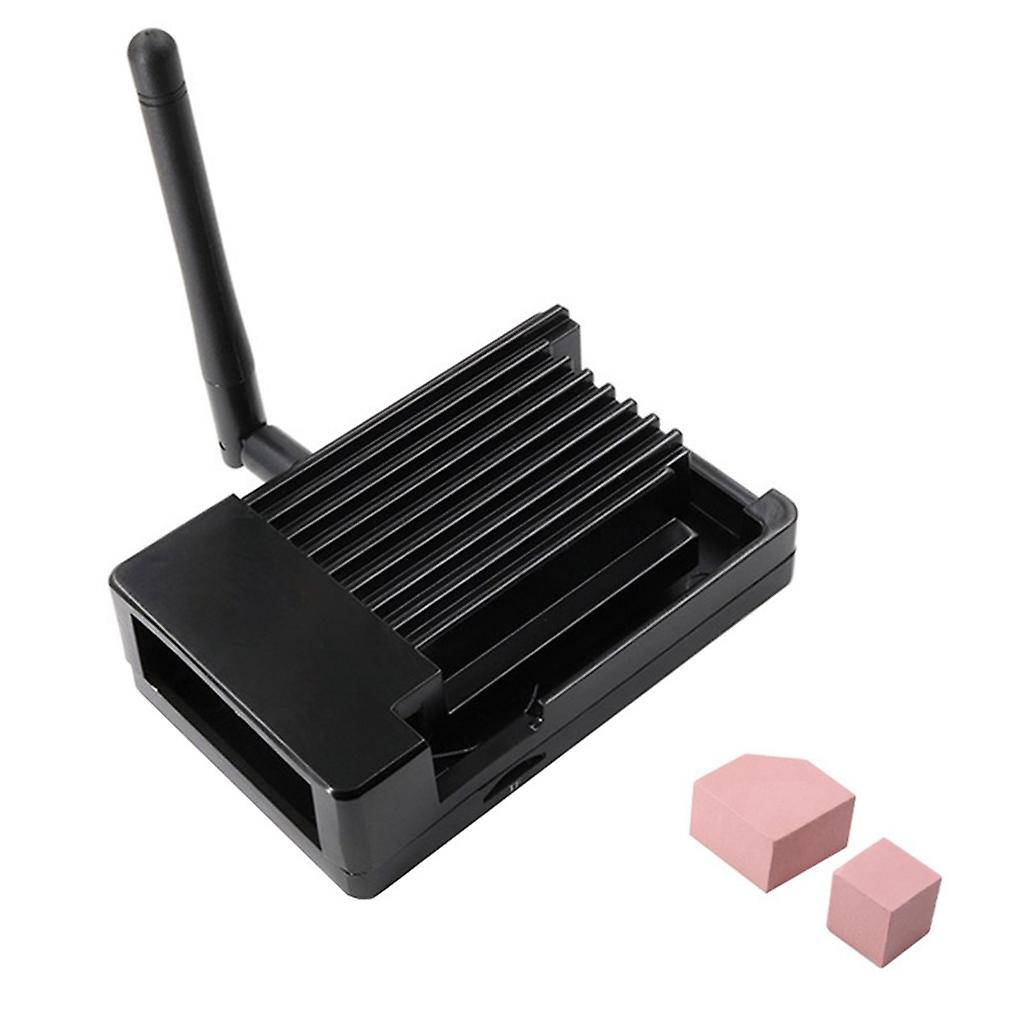 For Orange Pi 4/4b Lts Development Board Alloy Protective Case Shell Antenna