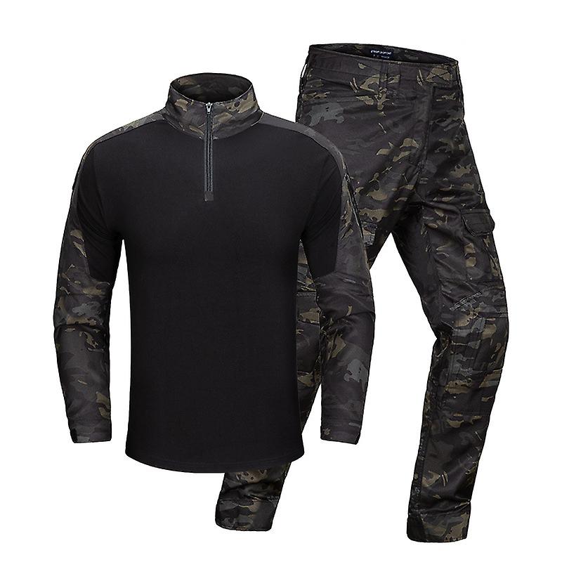 American Style Outdoor Training Set: High-quality, Stretchy, Comfortable, Non-pilling, Non-fading, Stain-resistant, Breathable - Perfect For Fitness