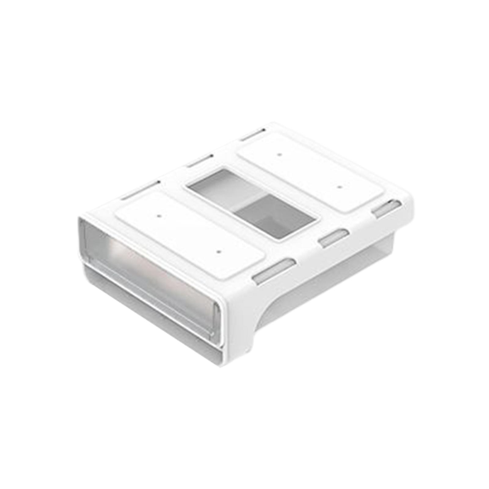 Undertable Drawer Storage Box Hidden Transparent Storage Box