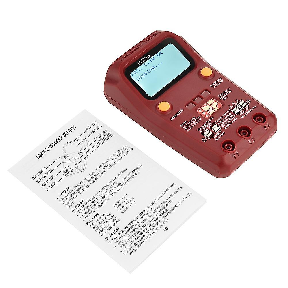 Bside Esr02 Pro Digital Transistor Tester Smd Chip Component Meter Inductance Multimeter