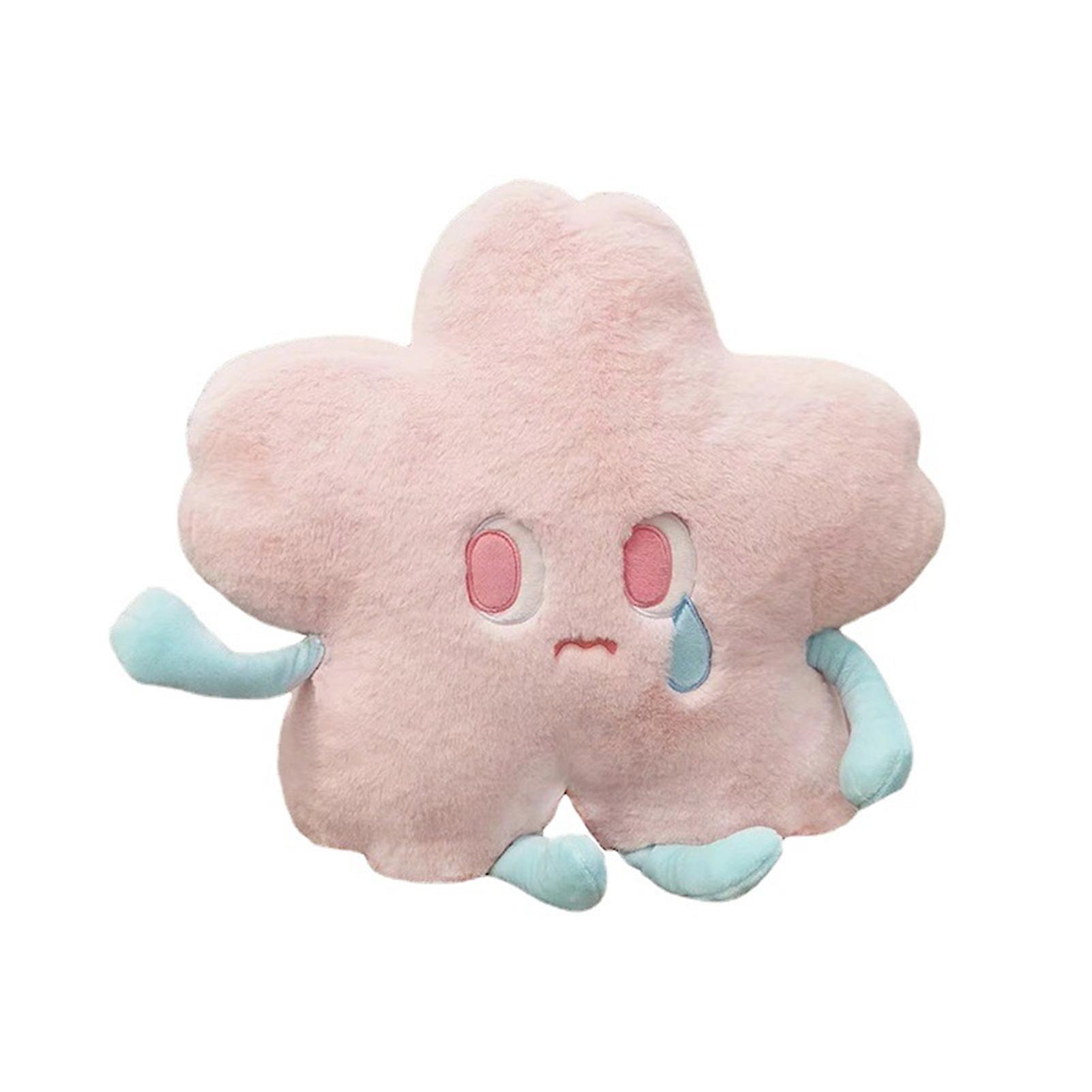 Butt Cushion Flower Plush Pillow Crying Face Flower Decorative Pillows Home Bedroom Shop Restaurant Decor