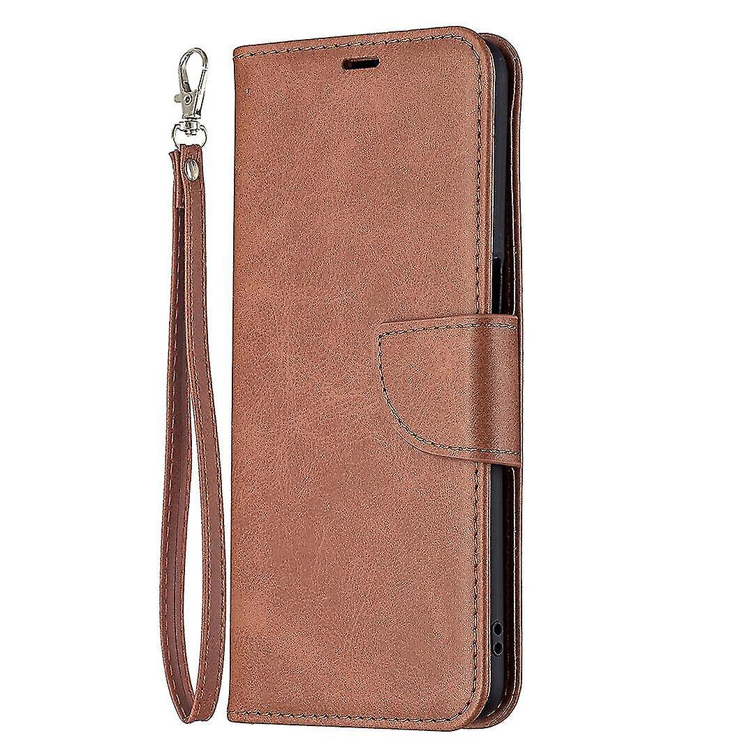 Case For Oppo A74 5g/a93 5g/a54 5g Leather Cover Folio Wallet Brown