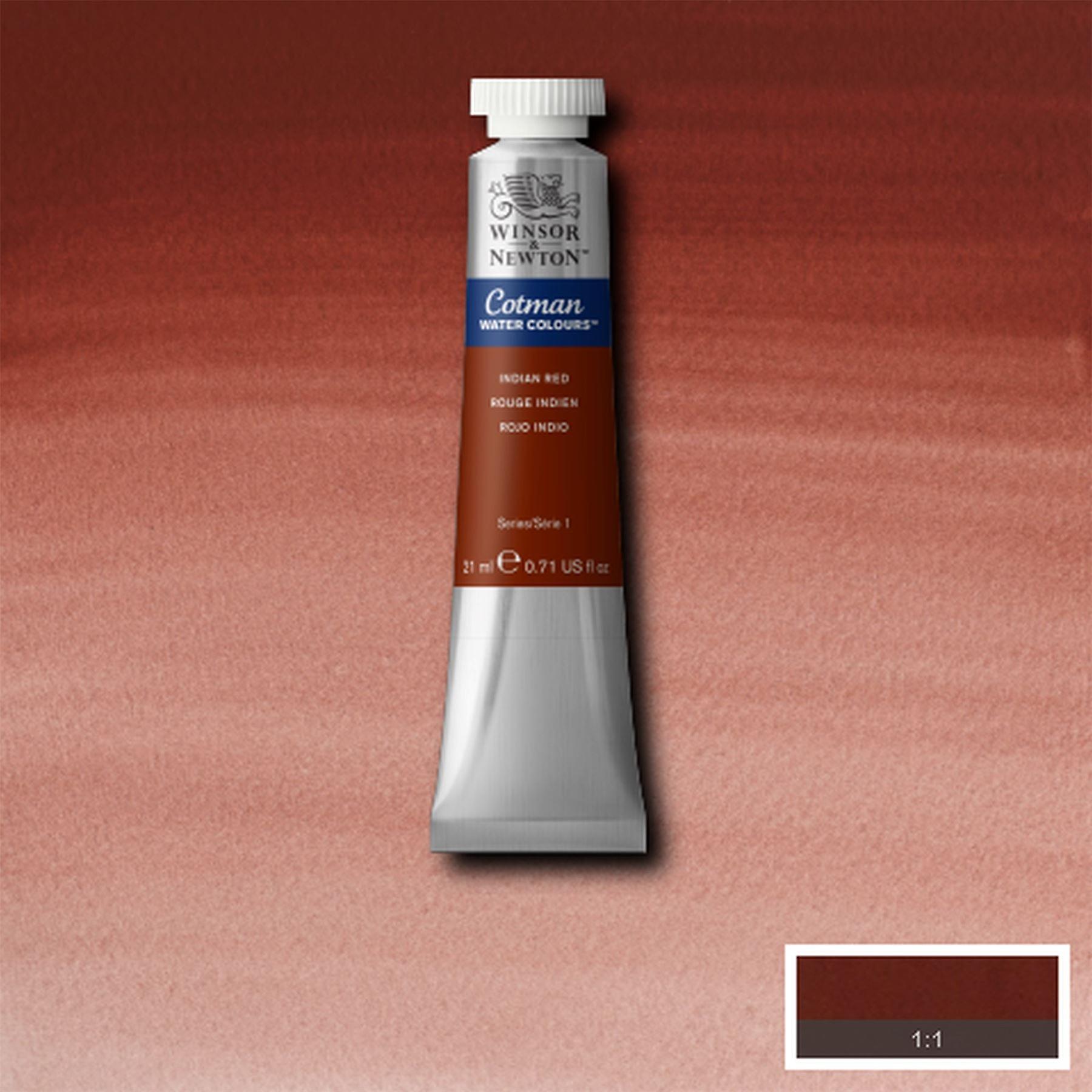 Winsor & Newton Cotman Watercolour - Indian Red - 21ml