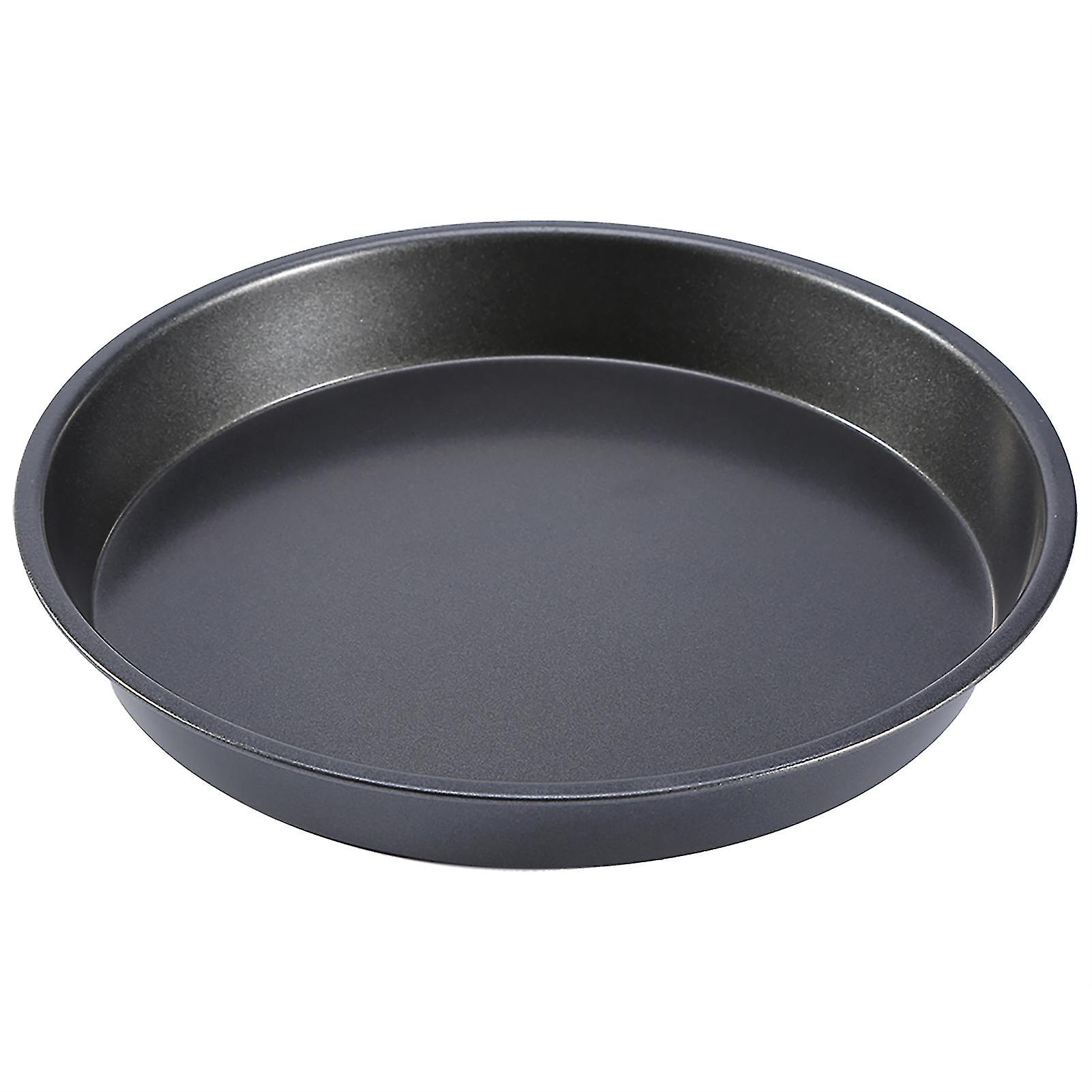 Moule à pizza rond antiadhésif en acier au carbone de 9 pouces, pour four à micro-ondes, plats de cuisson, moules à tarte, cuisson