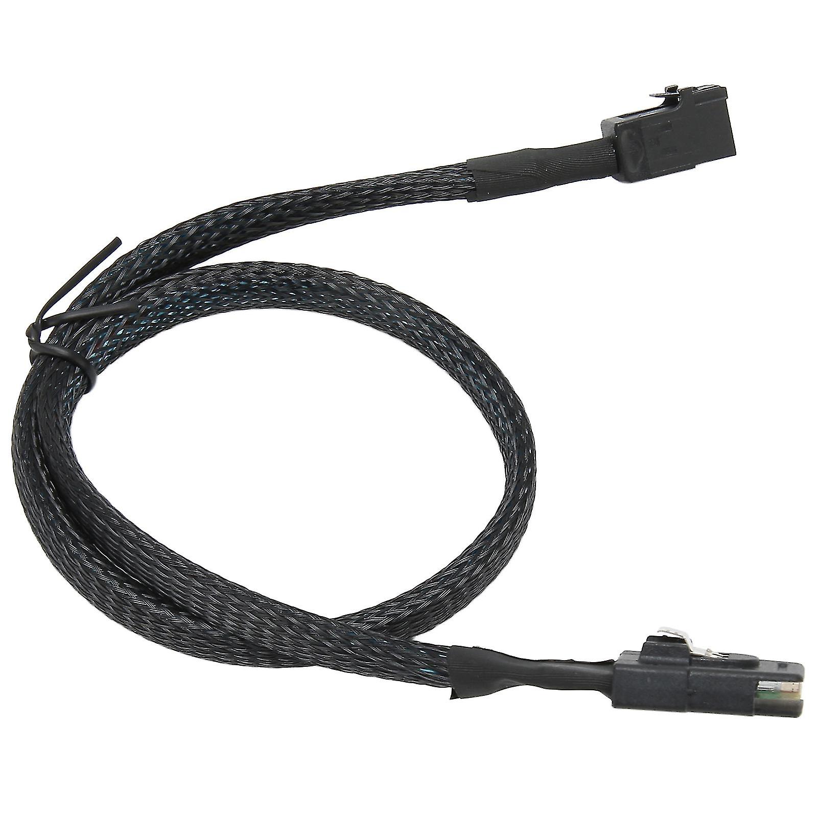 Mini SAS SFF 8643 to 8087 HD 12Gbps Transmission Speed Low Loss Flexible Internal Mini SAS Cable for Computer Server 1m/39.4in 